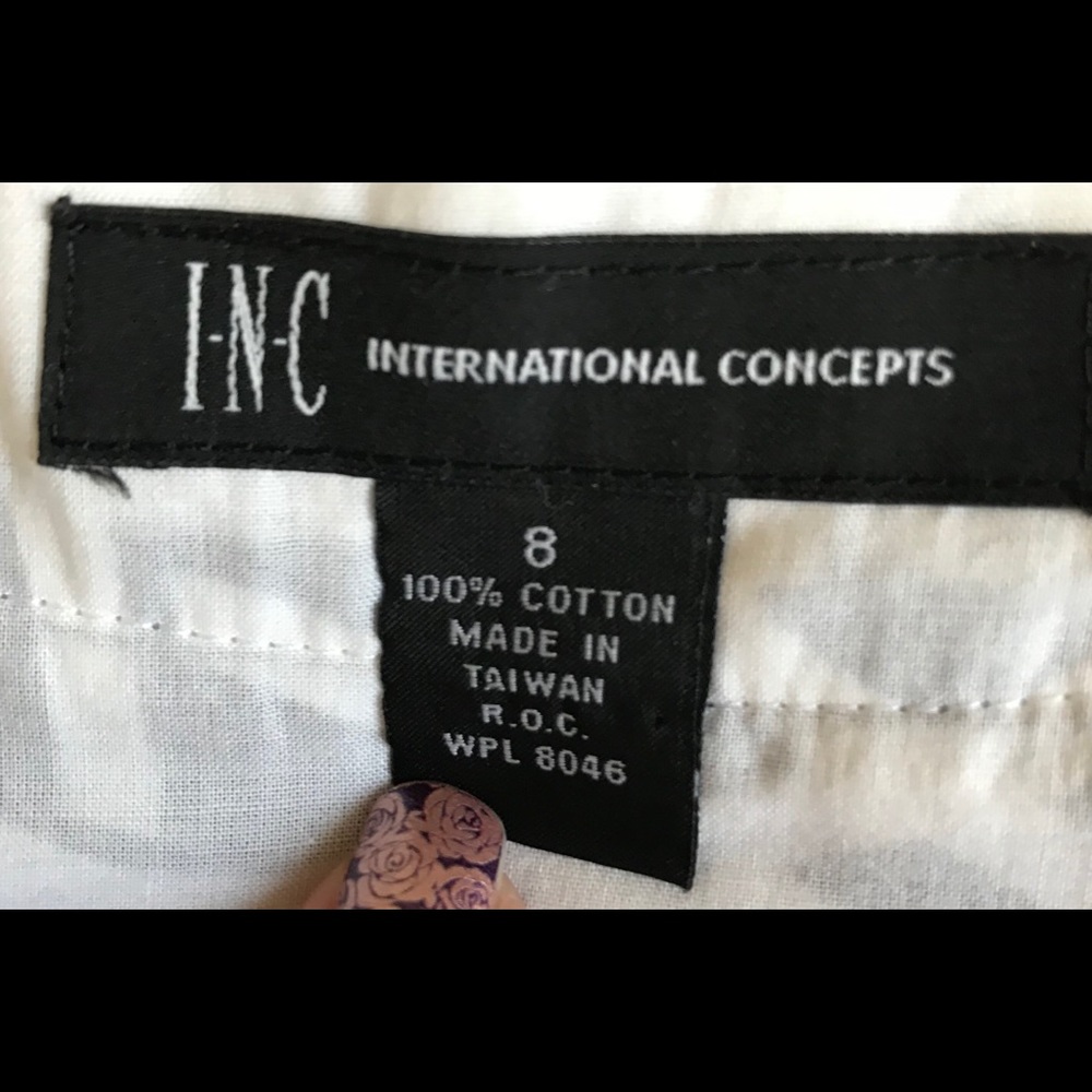 INC International Concepts black and white dress - Picture 3 of 3
